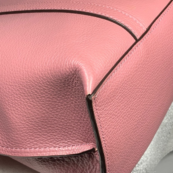 Coach Pink Leather May Tote Shoulder Bag - Picture 10 of 15